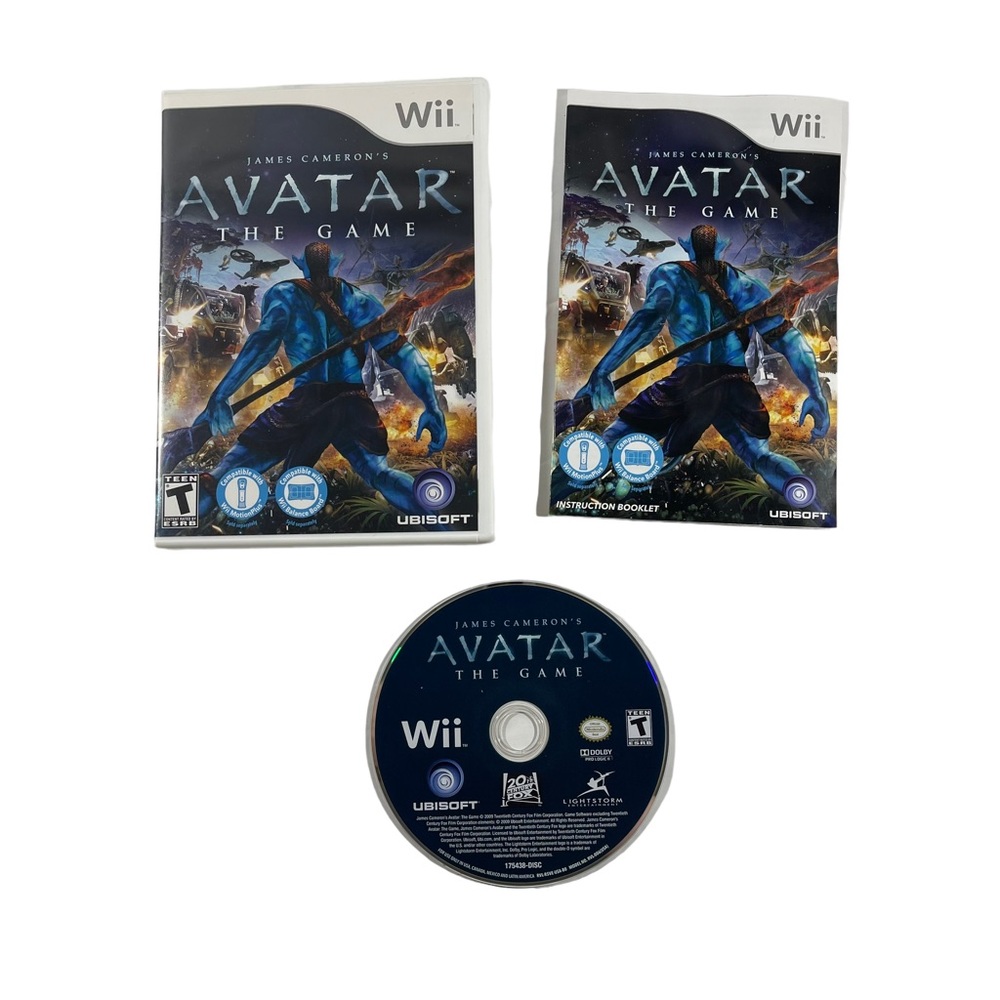 James Cameron's Avatar: The Game (Nintendo Wii, 2009) manual complete
